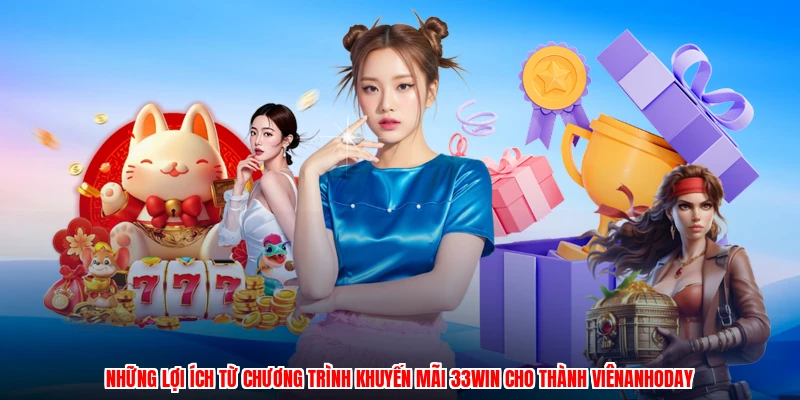 Những lợi ích từ chương trình khuyến mãi 33Win cho thành viênanhoday